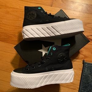 Converse High Top Platform Sneakers
